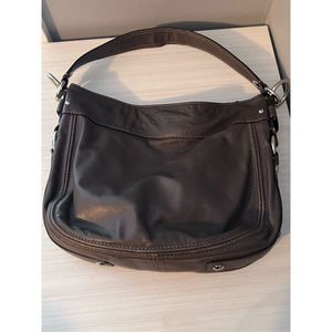 Coach Leather Hobo Shoulder Bag/Purse #L0920-F14707, Brown